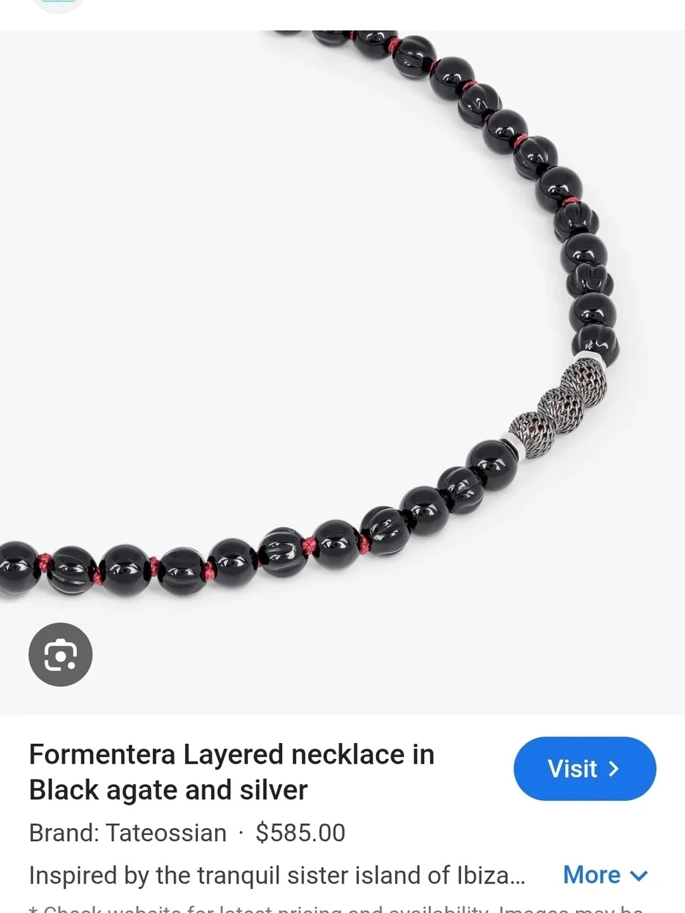 Teteossian Formentera Beaded Necklace